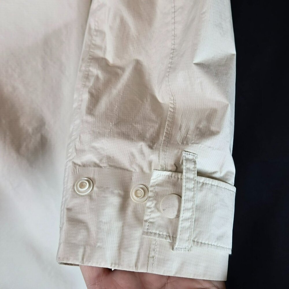 Patagonia Torrentshell Trench Coat Rain Jacket Style 27196 Womens XL Ivory White - Picture 12 of 16